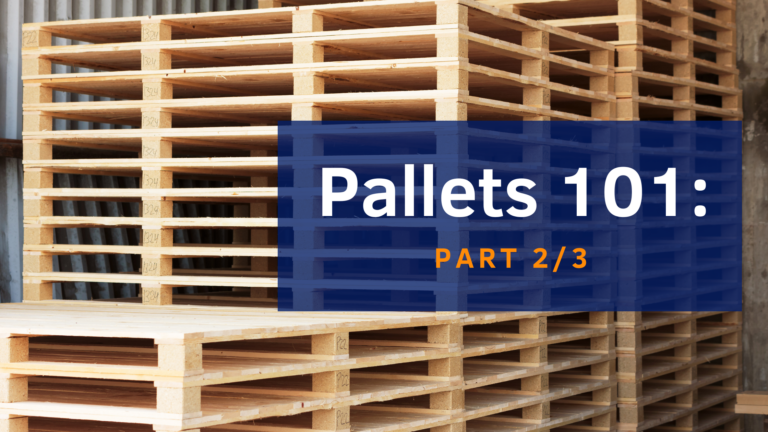 Pallets 101: 2/3 Wooden Pallets